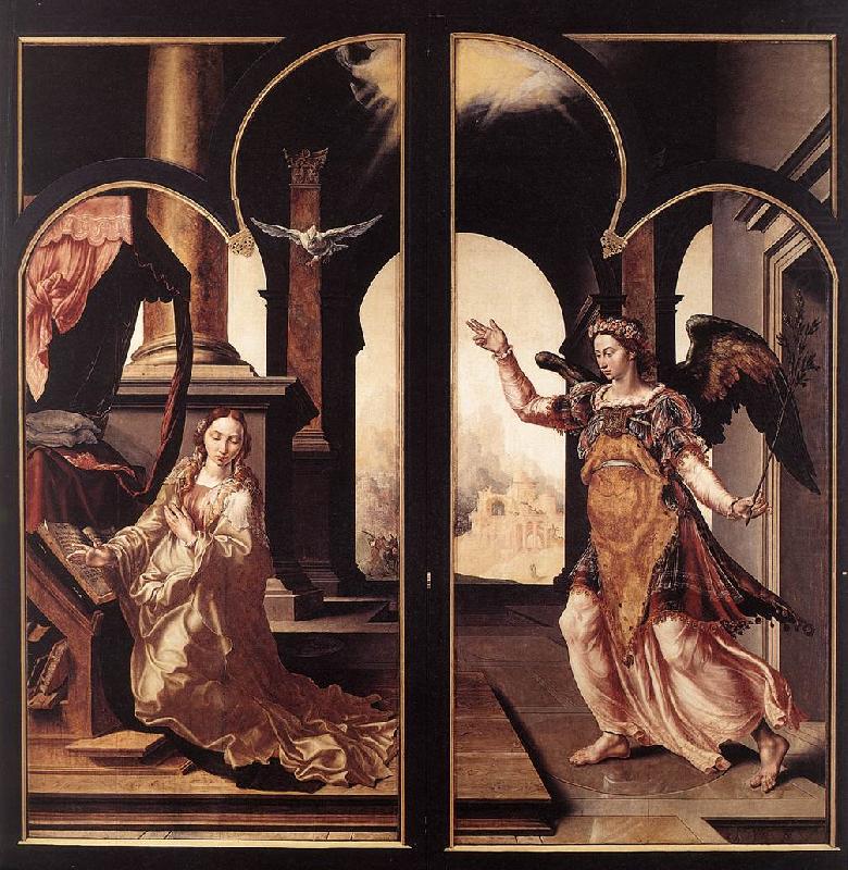 Annunciation sg, HEEMSKERCK, Maerten van